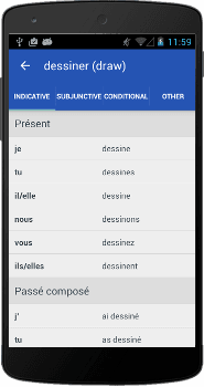 Conjugated in 17 Tenses
