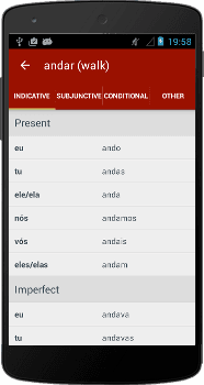 Conjugated in 18 Tenses