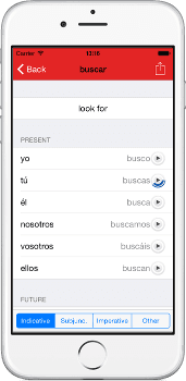 Ahora con audio para los verbos más usados (completo)
